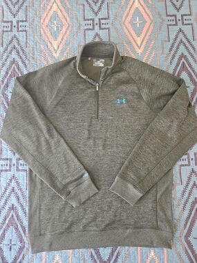 Under Armour Heather Green Storm 1 Cold Gear Pullover